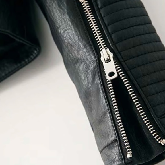New faux leather biker jacket - Picture 4 of 4